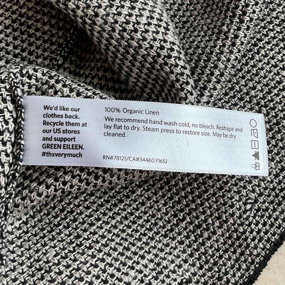 Eileen Fisher women’s Linen Cardigan - Picture 7 of 8